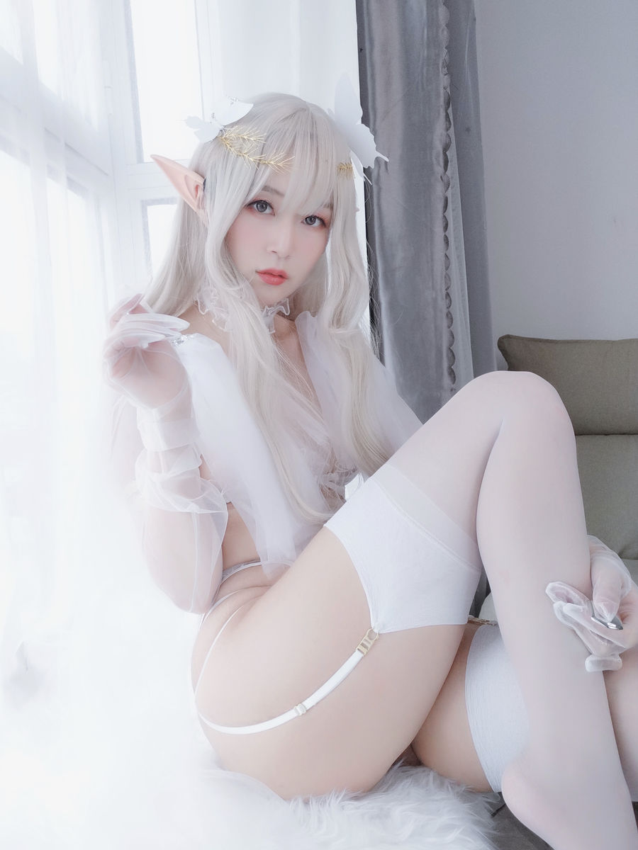 [Silver白银] 人气Coser 纯白精灵 [45P/80M] Silver白银 第1张