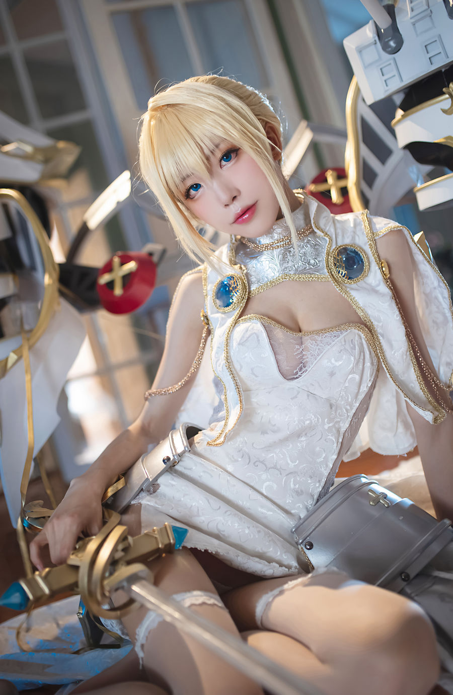 [水淼Aqua] 人气Coser 圣女贞德 [40P/62M]