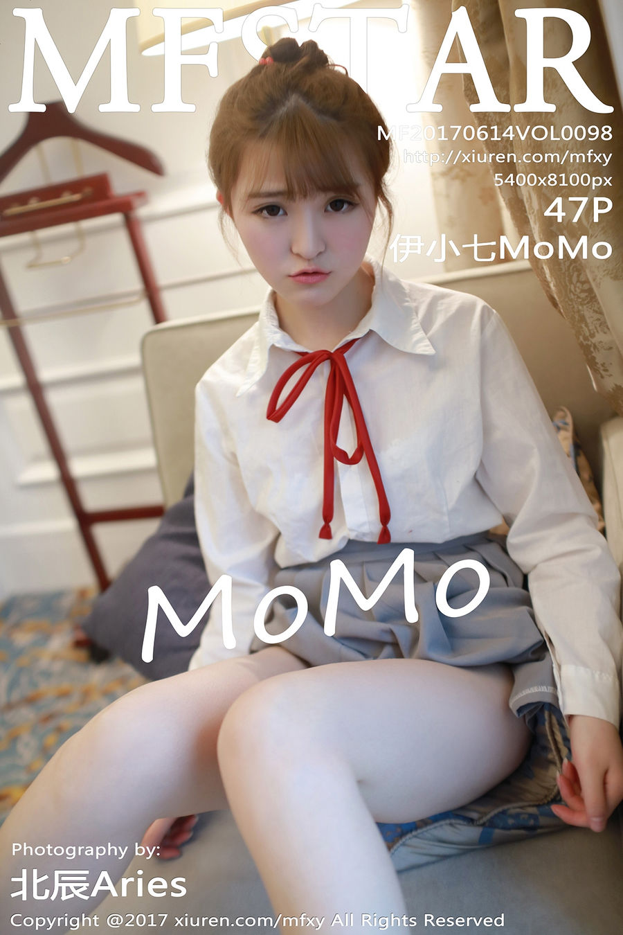 [MFStar模范学院] VOL.098 伊小七MoMo [47+1P/242M] MFStar模范学院 第1张