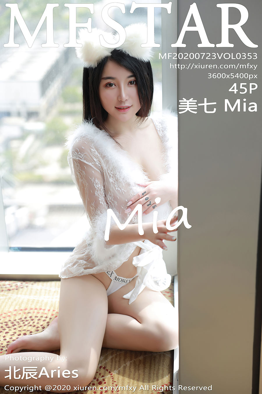 [MFStar模范学院] VOL.353 美七Mia [45+1P/447M] MFStar模范学院 第1张