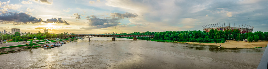 Stadion Narodowi - Warsaw, Poland - Panorama landscape photography