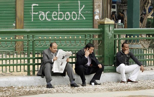 Facebook in Tahrir square