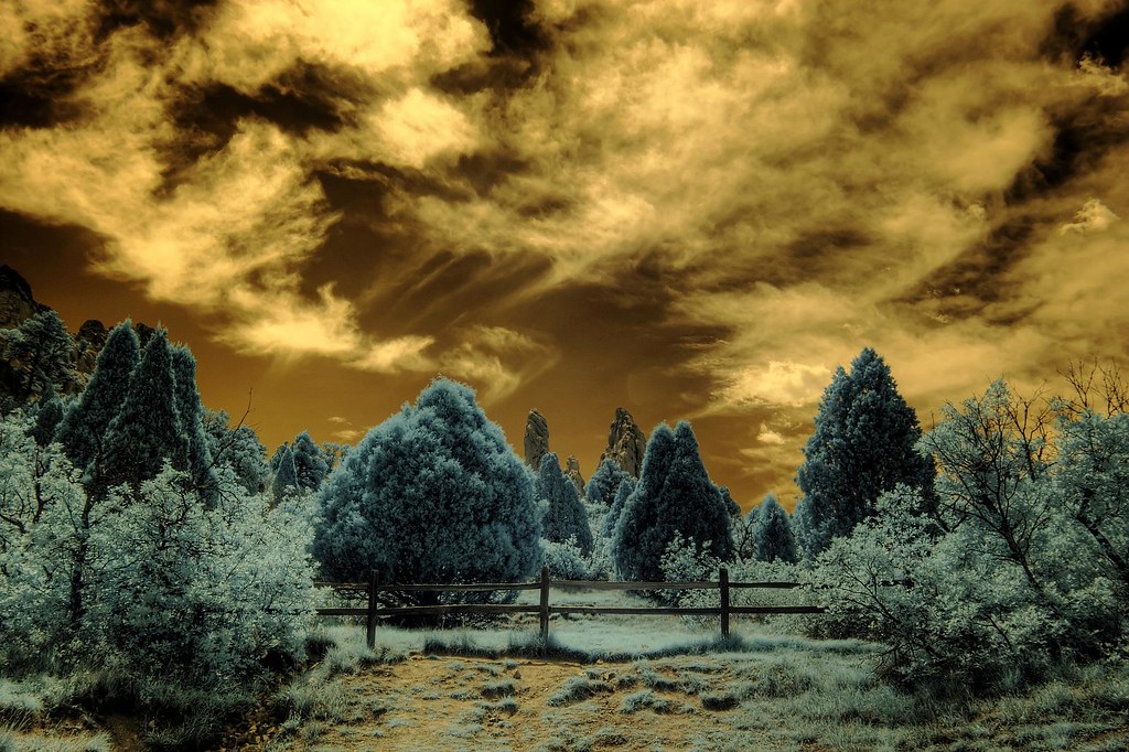 Infrared HDR Garden of the Gods Colorado