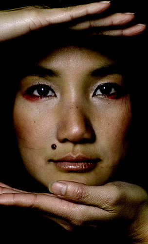 Portrait of an asian woman